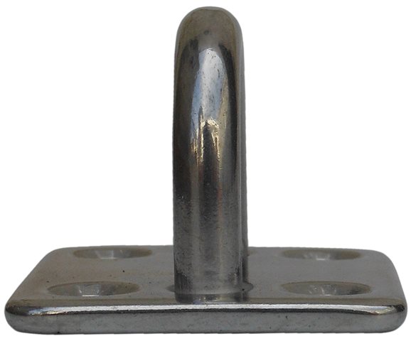 Pasacabos Inox Base Rectangular