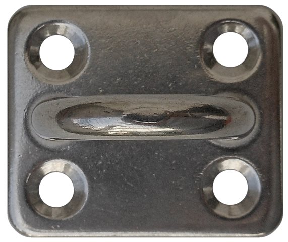 Pasacabos Inox Base Rectangular