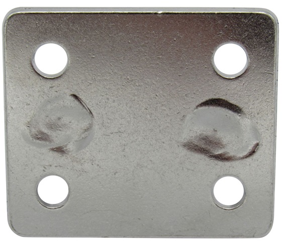 Pasacabos Inox Base Rectangular