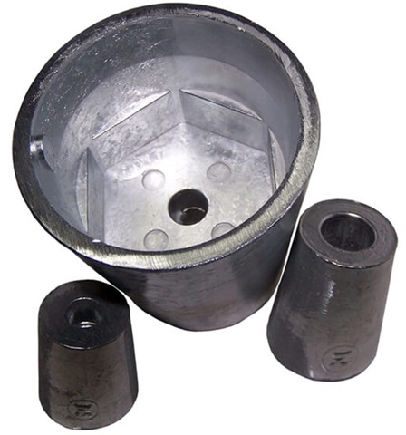 Anodo Eje Radice Hexagonal
