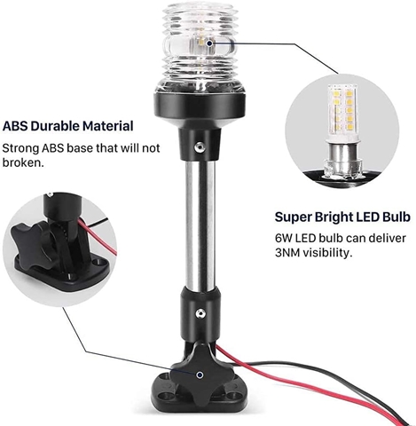 Luz Asta Abatible LED 00116-LD