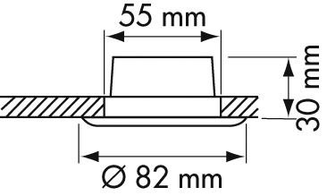 Plafon FRILIGHT Pinto
