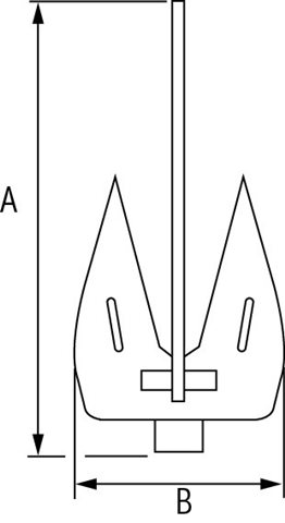 Ancla Plana PLATE