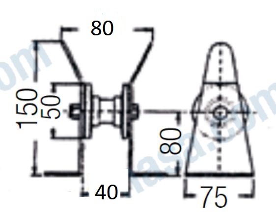 Puntera Botalon 40mm