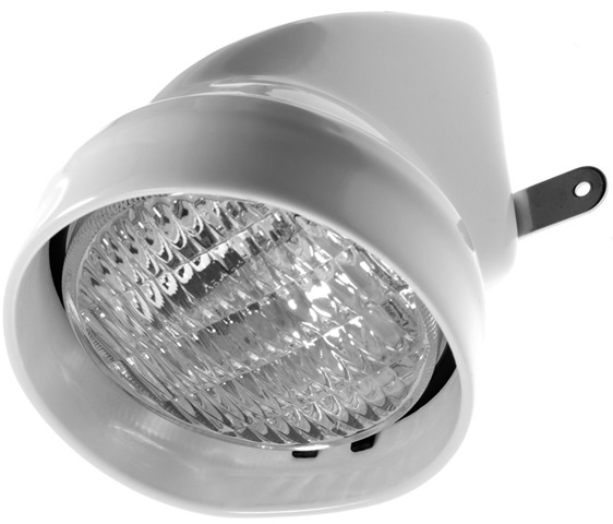 Foco PVC Mastil Blanco