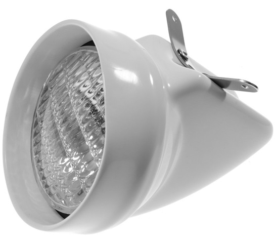 Foco PVC Mastil Blanco