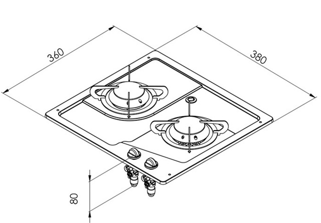 Cocina CAN PC1322