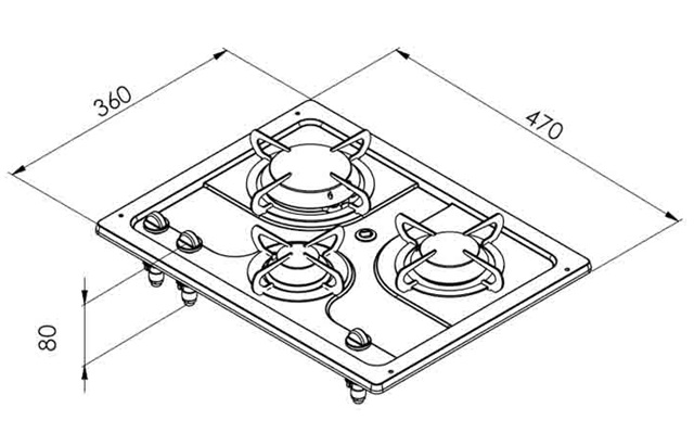 Cocina CAN PC1323