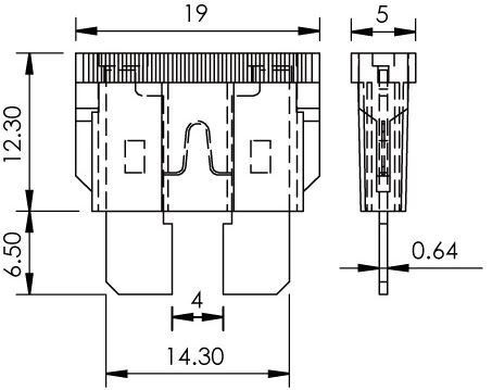 Fusible ATO MED1430