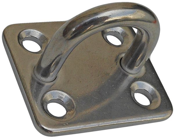 Pasacabos Inox Base Rectangular