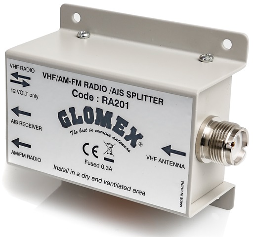 Diplexor VHF-AIS GLOMEX RA201