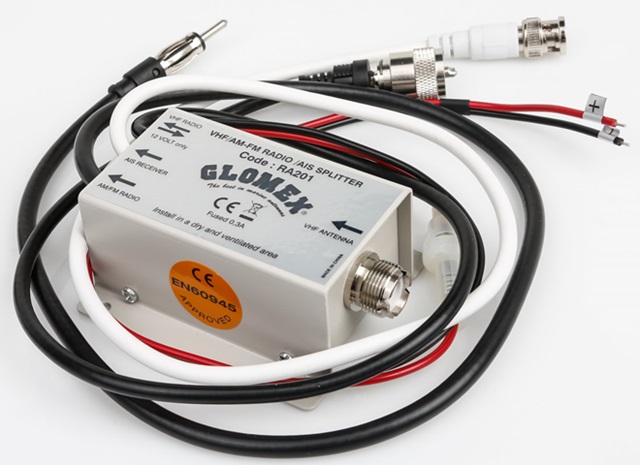Diplexor VHF-AIS GLOMEX RA201
