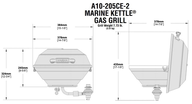 Barbacoa MAGMA Gas A10-205CE-2