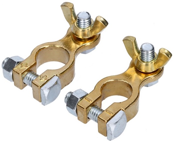 Terminales Bateria Laton 8mm