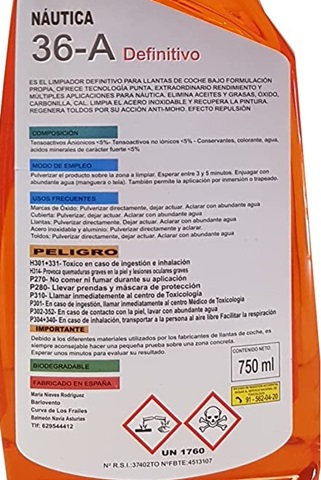Desoxidante 36A 750ml