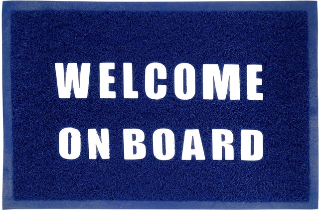 Felpudo TREM "Welcome on Board"