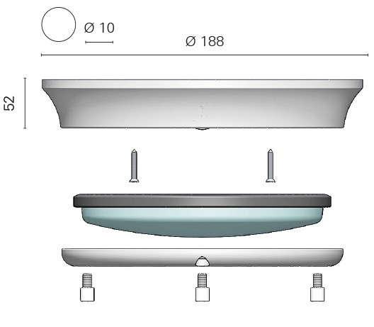 Plafon F&S Vela 6500.C