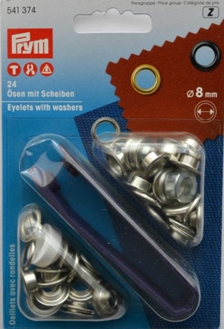 Ojales Laton PRYM 8mm 541 374
