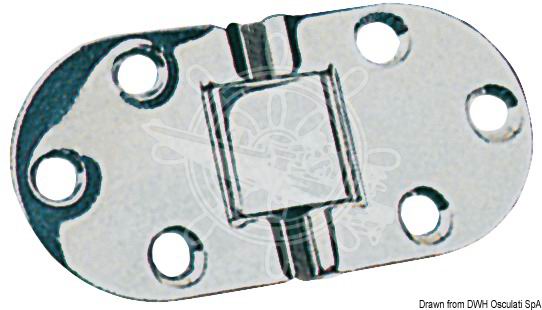 Bisagra Inox 2,0mm 38x76