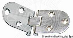 Bisagra Inox 2,0mm 30x80