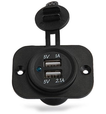 Toma USB Doble AS232