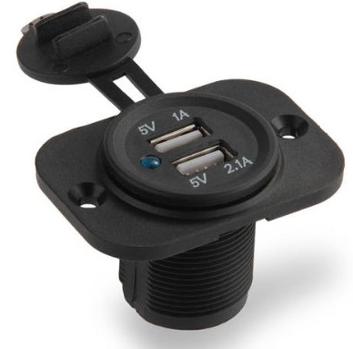 Toma USB Doble AS232