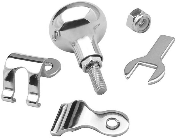 Pomo Volante Inox 38mm