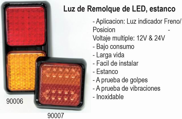 Luz Remolque SEAWARE LED Doble