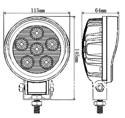 Foco LED 18W Redondo