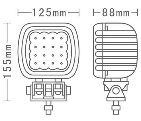 Foco LED 48W Cuadrado