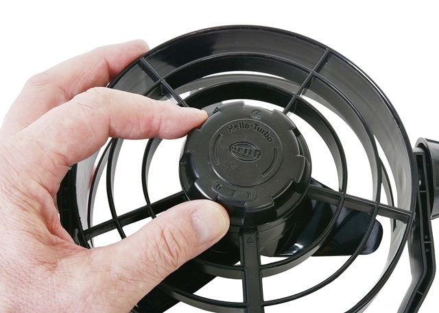 Ventilador HELLA Turbo Negro