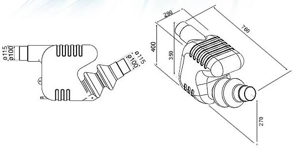 Colector Escape CAN MA2289