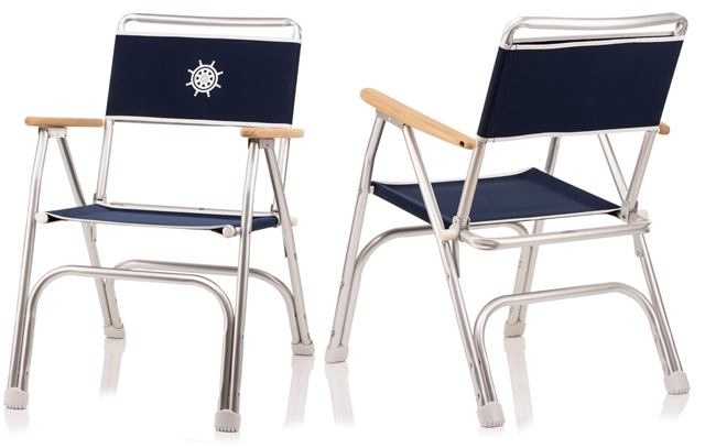 Silla Aluminio FORMA M100NB Azul