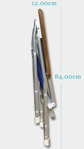 Silla Aluminio FORMA M100NB Azul