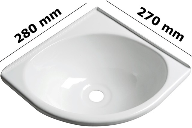 Lavabo ABS 280x280mm