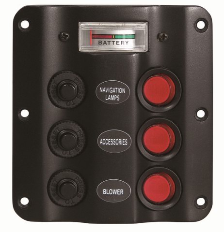 Panel WAVE Led 3P Voltimetro