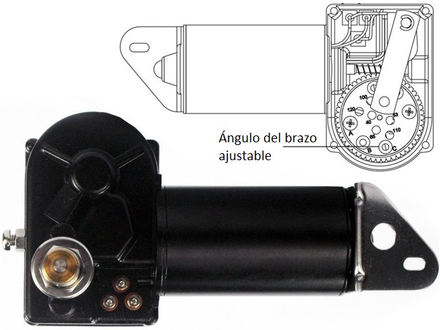Motor Limpiaparabrisas TMC 00902 51mm
