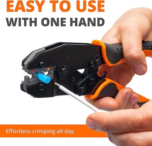 Alicate Crimpador Conector Termorretractil