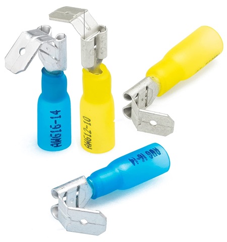 Conector Faston Doble Termoretractil