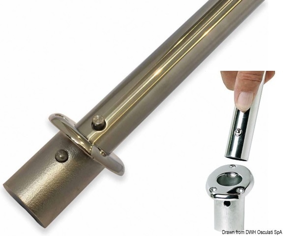 Asta Empotrable Inox