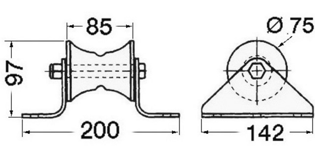 Puntera Botalon SEA-DOG 85mm 328076