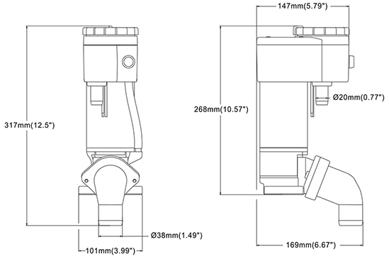 Kit Conversion Inodoro SEAFLO