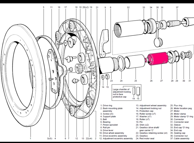 Motor RAYMARINE A18086