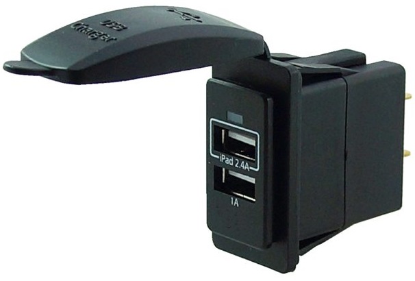 Toma USB Doble Bascula