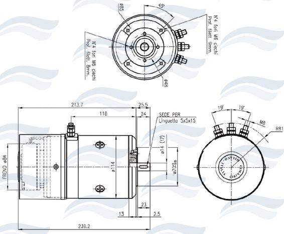 Motor CIMA 30448 700w