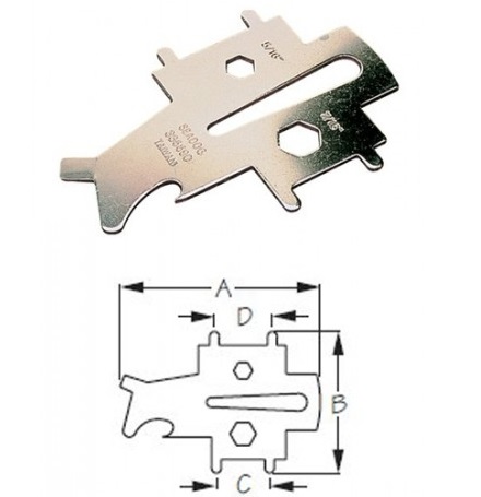 Llave Universal SEADOG Inox