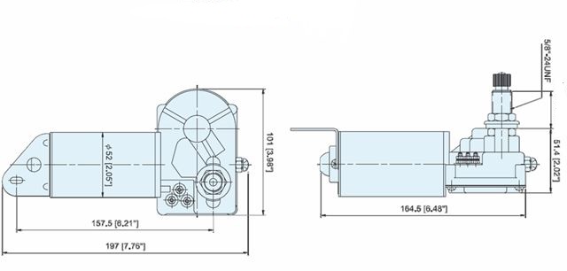 Motor Limpiaparabrisas TMC 00902 25mm