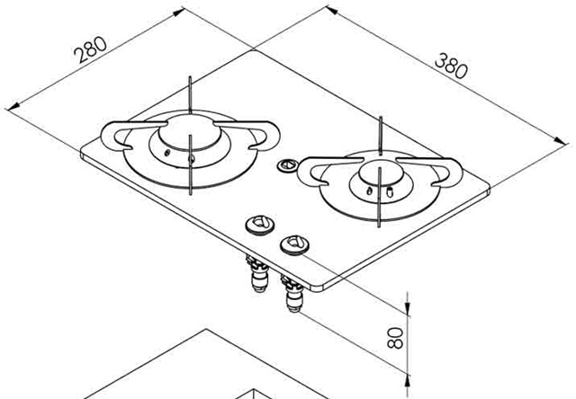 Cocina CAN PV1351