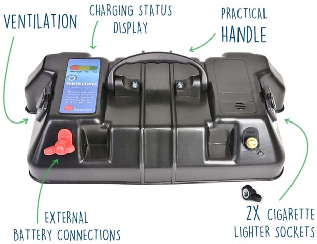 Caja Bateria Power Center