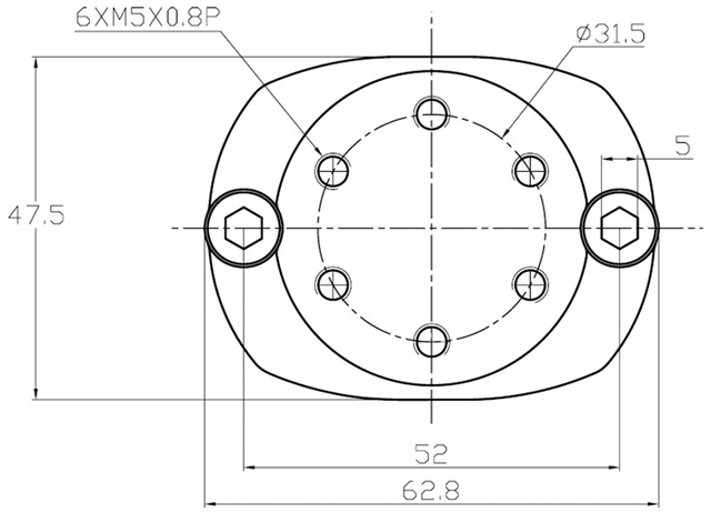 Soporte Inox Tubo 30-40mm